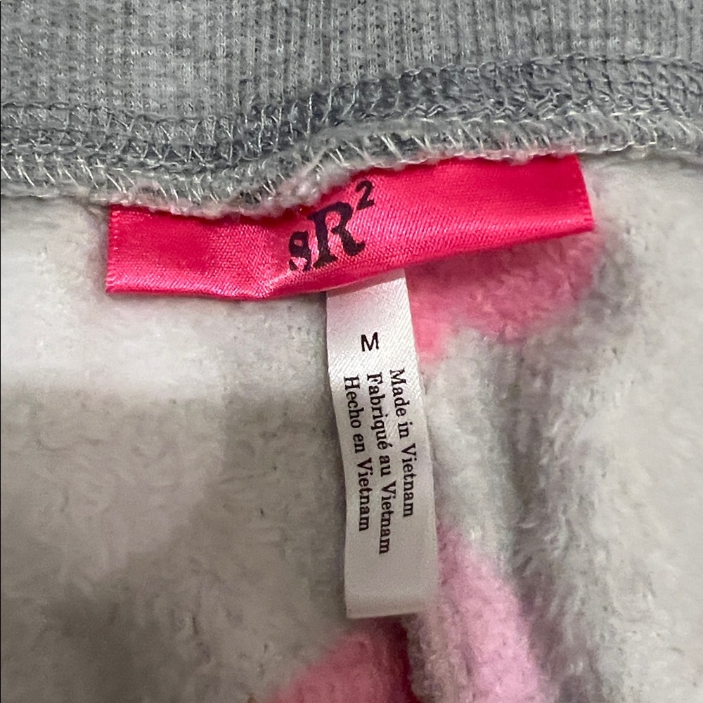 Heart Patterned Fleece Pajama Pants - Picture 3 of 6